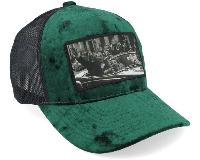 Iconic Kids Youth Cabriolet Party Velvet Green/Black online