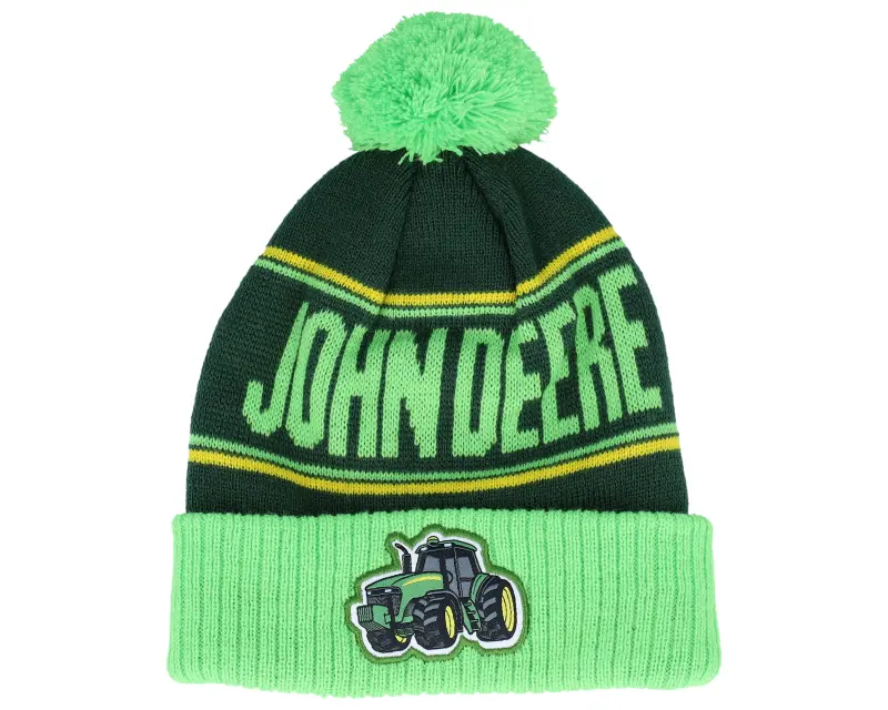 John Deere Kids Beanie Green Pom online