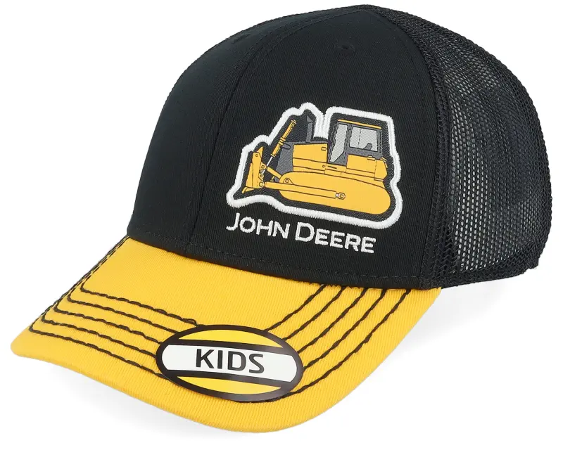 John Deere Kids Construction Cap Black/Yellow Trucker online