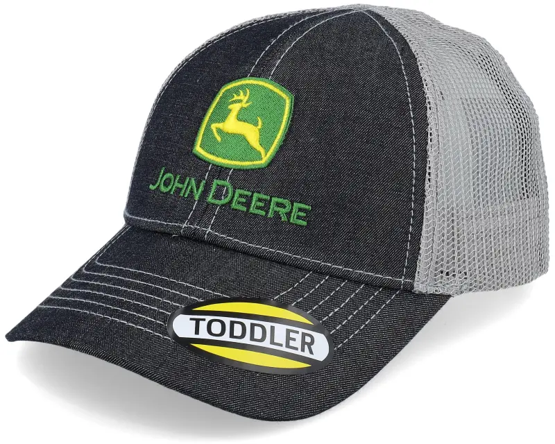 John Deere Kids Dark Denim Meshback Black/Grey Trucker online