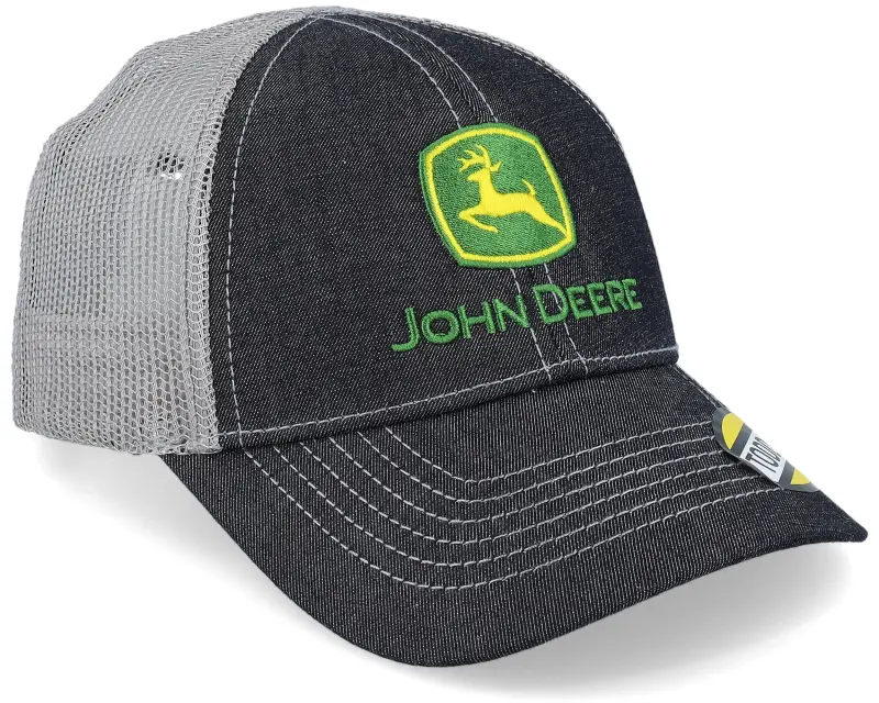 John Deere Kids Dark Denim Meshback Black/Grey Trucker online