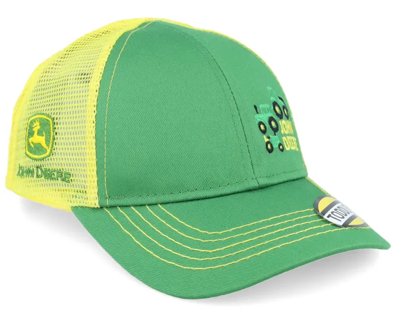John Deere Kids Mesh Back Tractors Yellow/Green Trucker online
