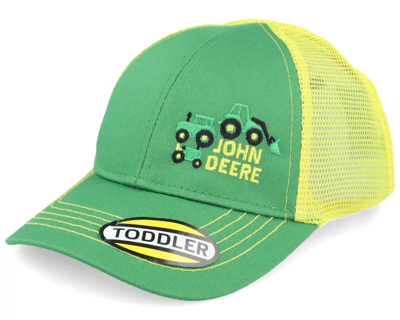 John Deere Kids Mesh Back Tractors Yellow/Green Trucker online