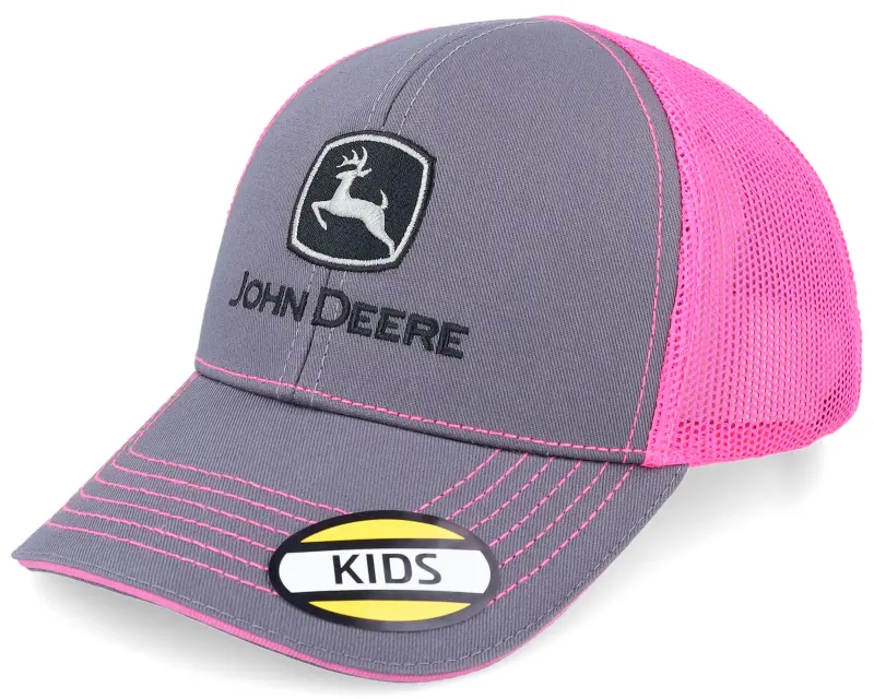 John Deere Kids Neon Charcoal/Pink Trucker online