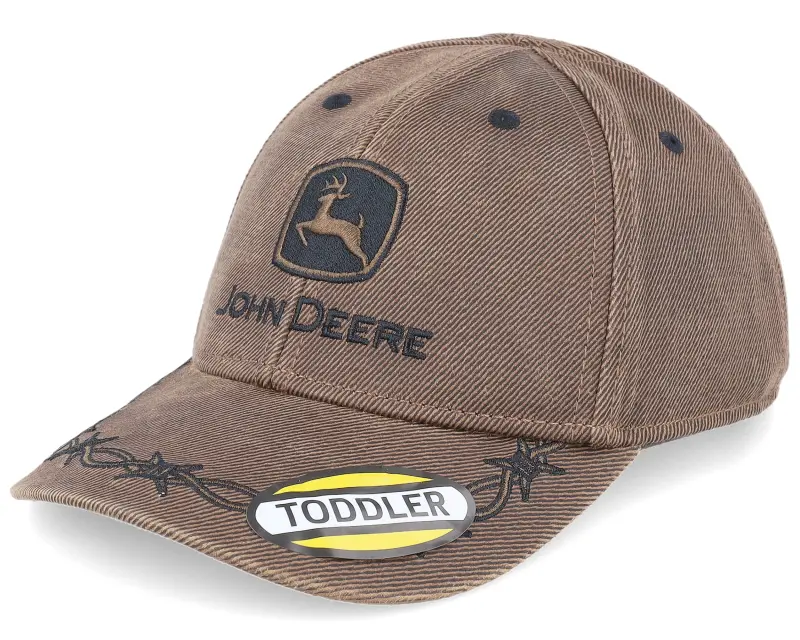 John Deere Kids Oilskin Cap Brown Adjustable online