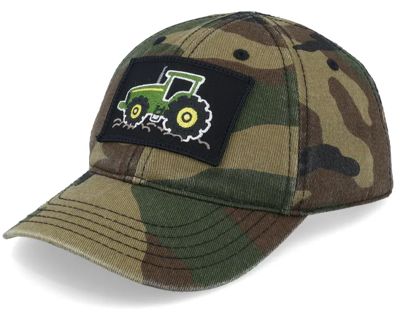 John Deere Kids Toddler Tractor Patch Camouflage Dad Cap online