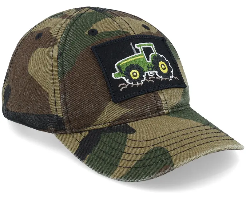 John Deere Kids Toddler Tractor Patch Camouflage Dad Cap online