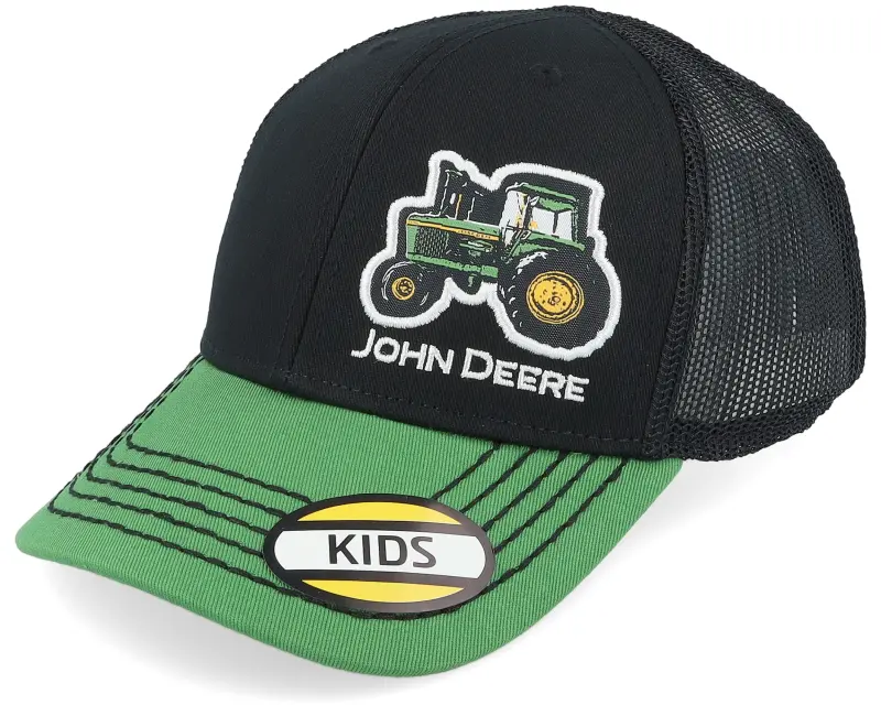 John Deere Kids Tractor Cap Black/Green Trucker online