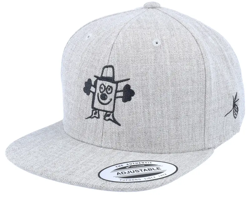 Kiddo Cap Bindle Boxman Heather Grey Snapback online