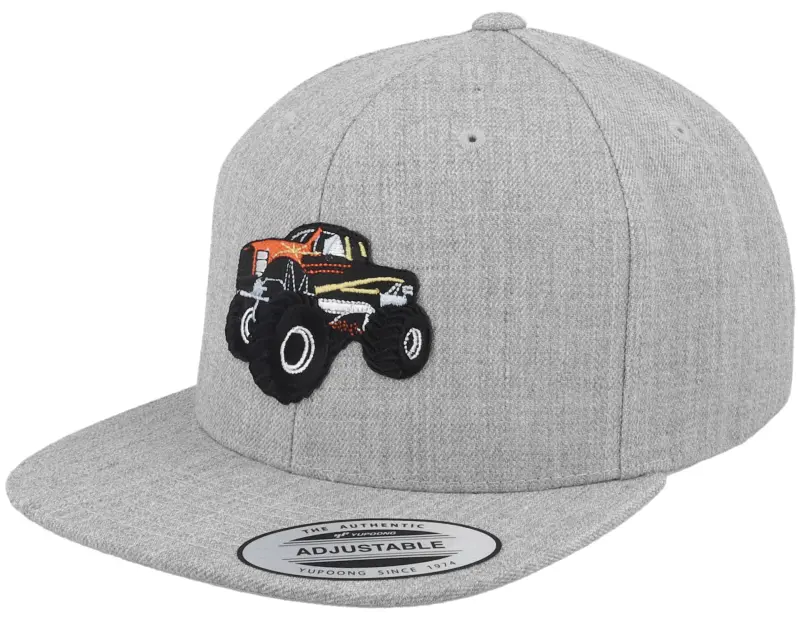 Kiddo Cap Cool Monster Truck Heather Grey Snapback online