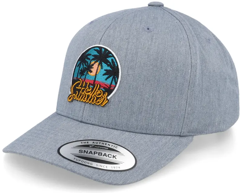 Kiddo Cap Hello Summer Palm Sunset Grey Adjustable online