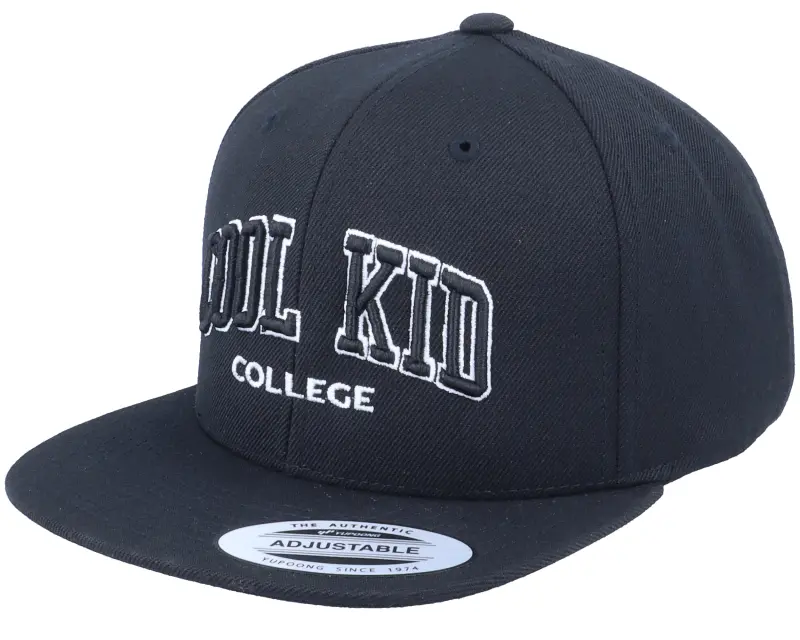 Kiddo Cap Kids 3D Cool Kid College Black Snapback online