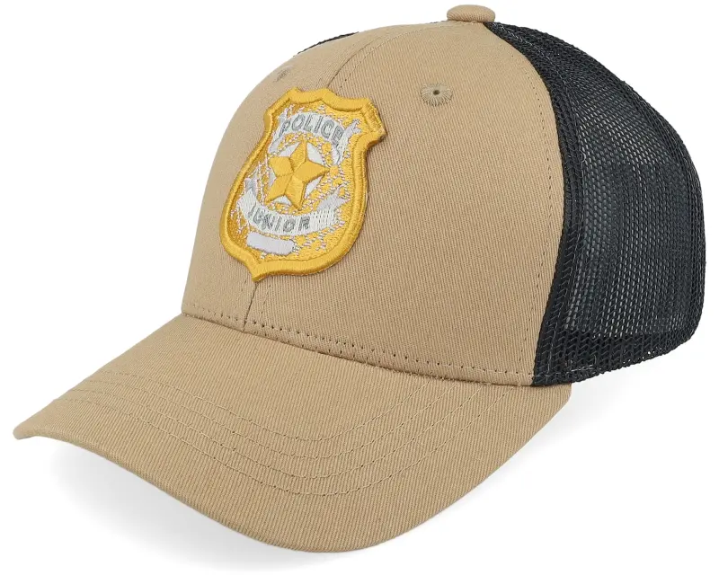 Kiddo Cap Kids 3d Police Badge Junior Caramel/Black Trucker online