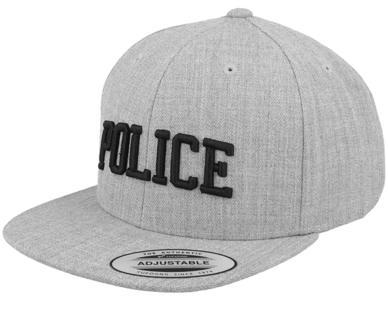 Kiddo Cap Kids 3D Police Heather Grey Snapback online