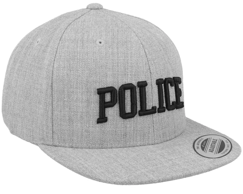 Kiddo Cap Kids 3D Police Heather Grey Snapback online