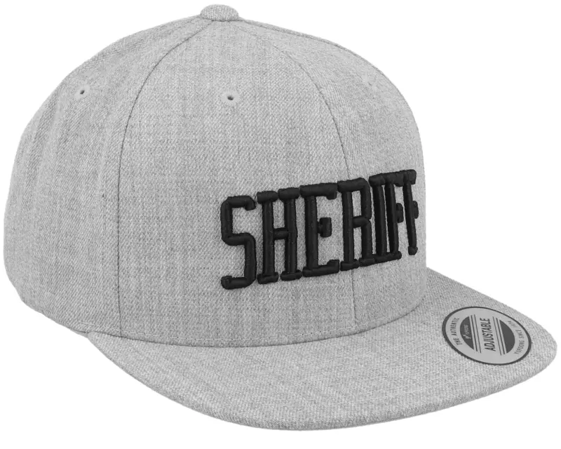 Kiddo Cap Kids 3D Sheriff Heather Grey Snapback online