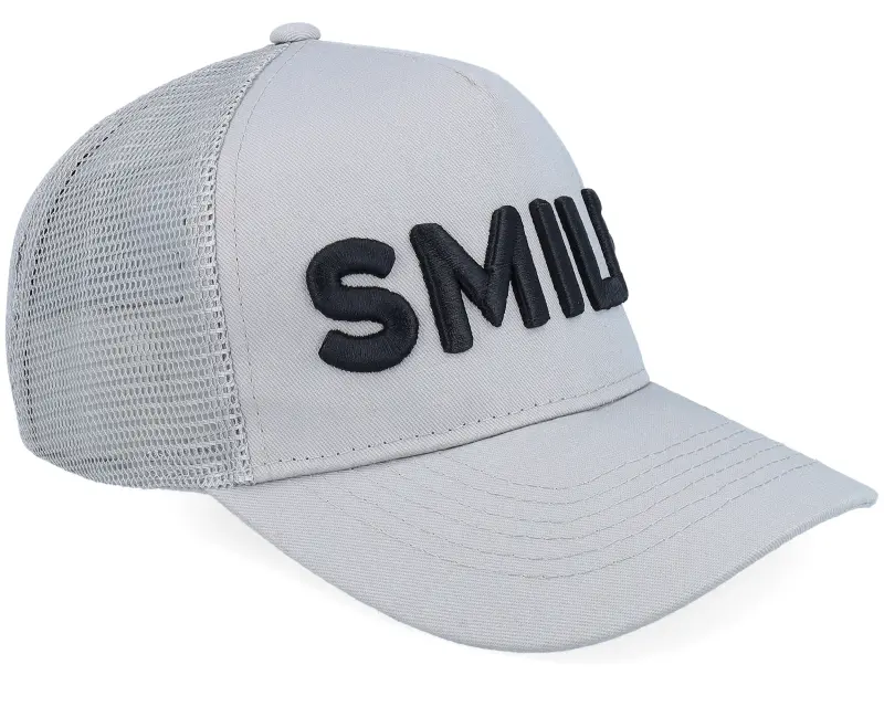 Kiddo Cap Kids 3d Smile Light Grey A-Frame Trucker online