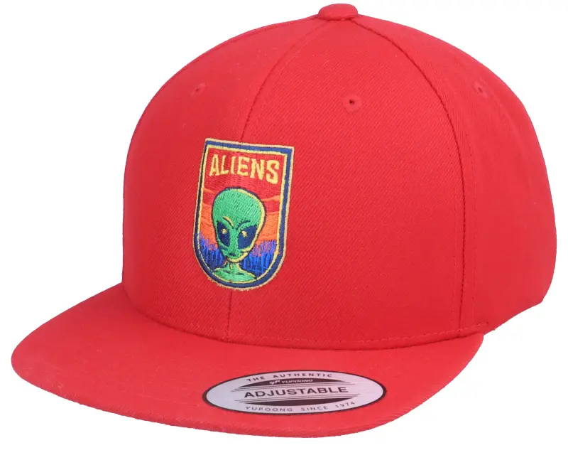 Kiddo Cap Kids Aliens Logo Red Snapback online