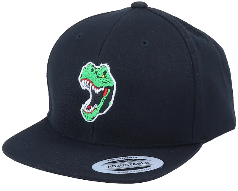 Kiddo Cap Kids Angry Dinosaur T-Rex Black Snapback online