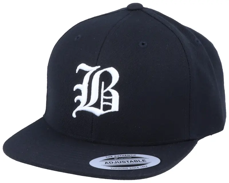 Kiddo Cap Kids B Letter 3D Black Snapback online