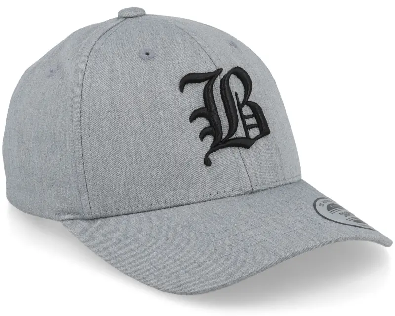 Kiddo Cap Kids B Letter 3d Heather Grey Adjustable online