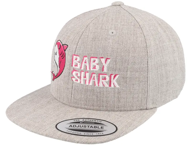 Kiddo Cap Kids Baby Shark Heather Grey Snapback online