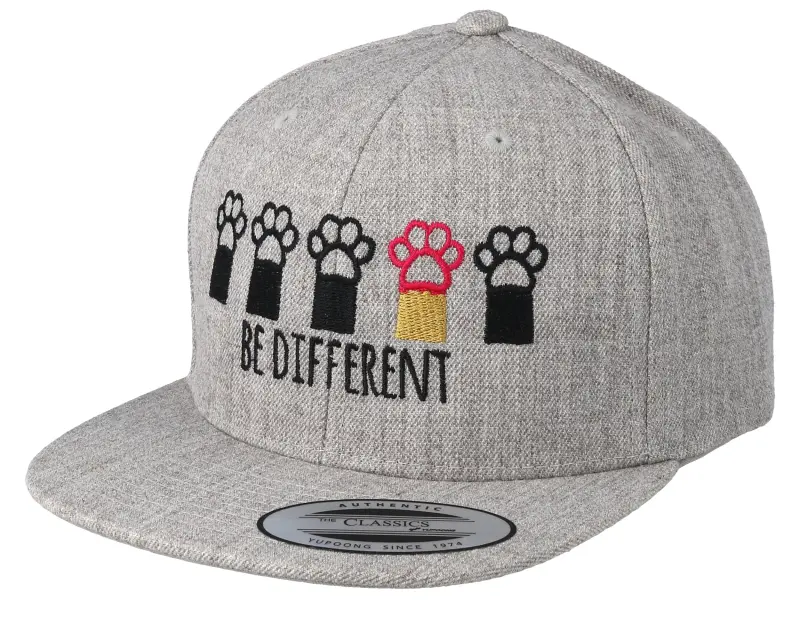 Kiddo Cap Kids Be Different Heather Grey Snapback online