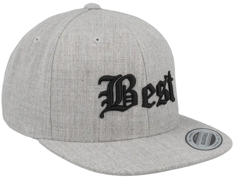 Kiddo Cap Kids Best Old English 3d Heather Grey Snapback online