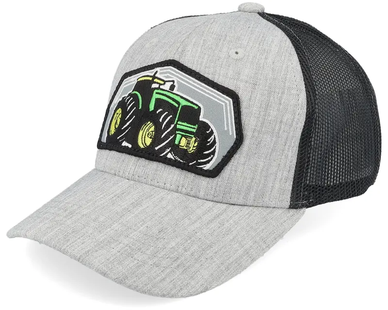 Kiddo Cap Kids Big Tractor Grey Patch Heather Grey/Black Trucker online