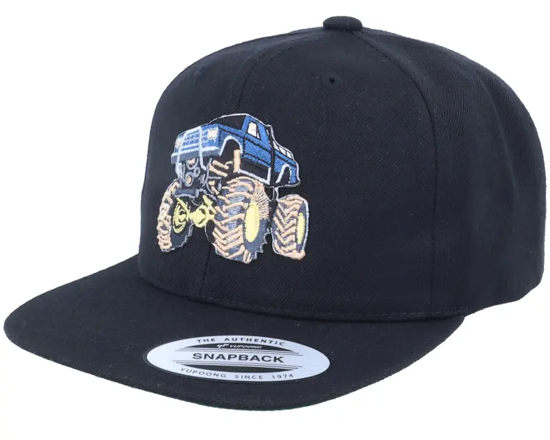 Kiddo Cap Kids Big Wheels Monster Truck Black Snapback online