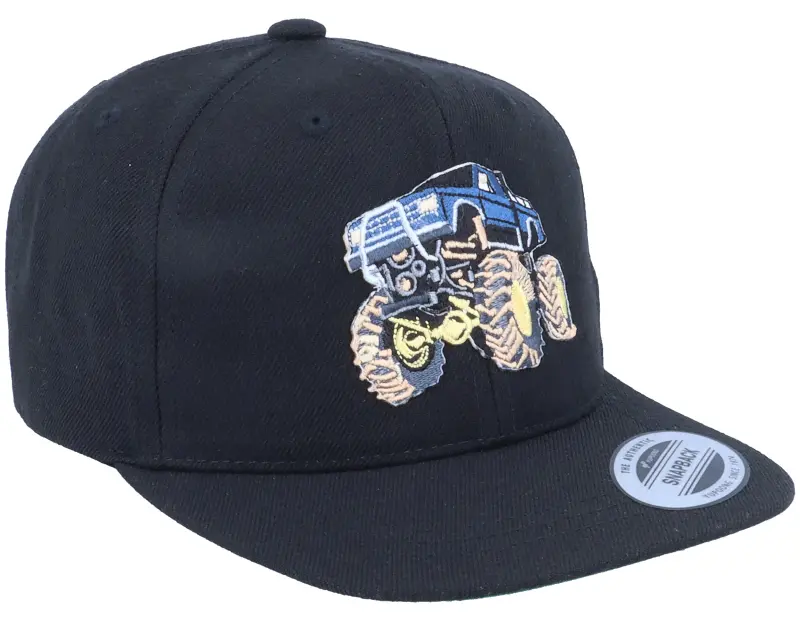 Kiddo Cap Kids Big Wheels Monster Truck Black Snapback online