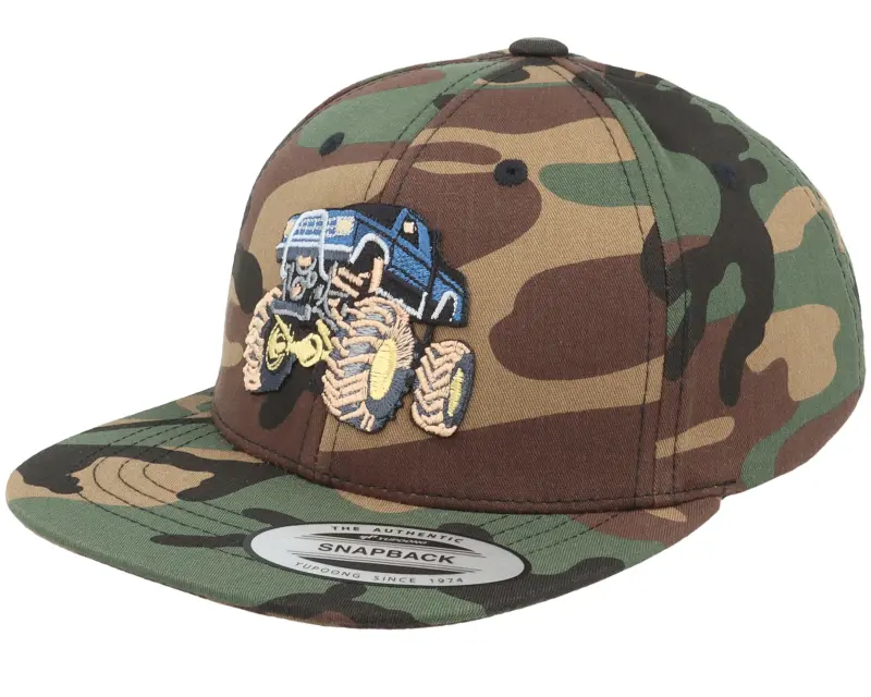 Kiddo Cap Kids Big Wheels Monster Truck Camo Snapback online