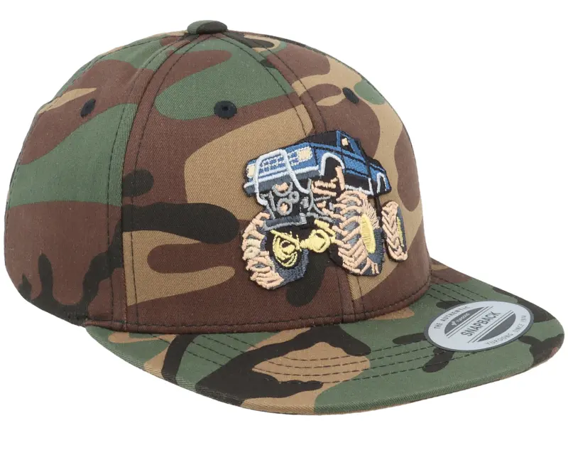 Kiddo Cap Kids Big Wheels Monster Truck Camo Snapback online