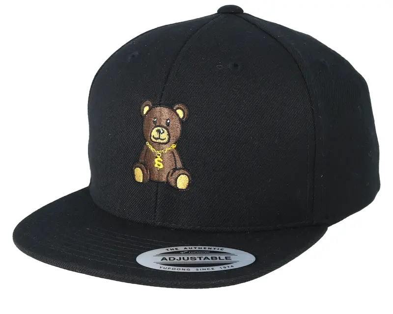 Kiddo Cap Kids Bling Bling Teddy Black Snapback online