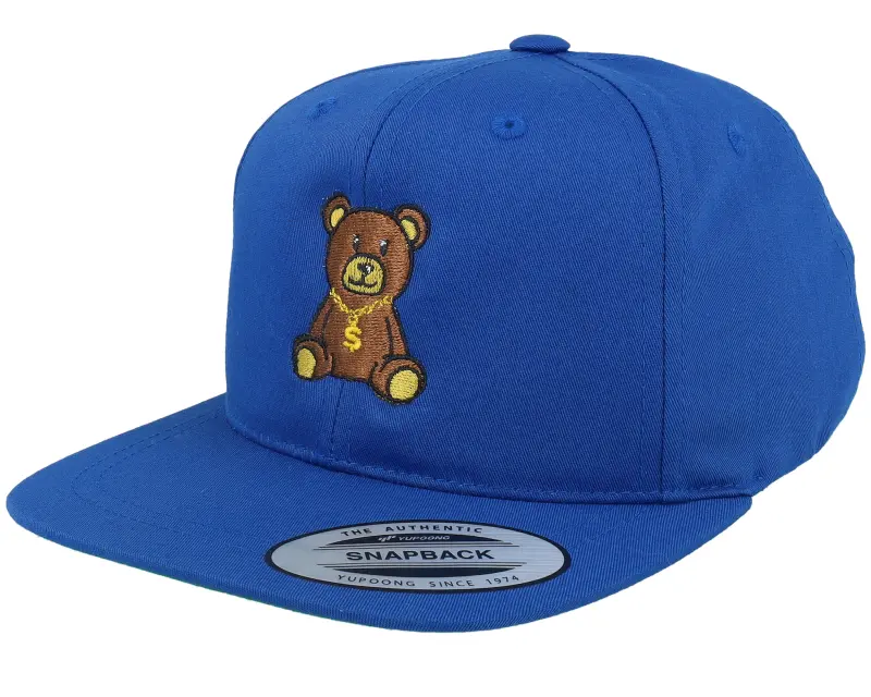 Kiddo Cap Kids Bling Bling Teddy Blue Snapback online