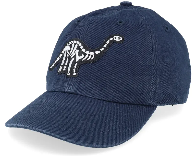 Kiddo Cap Kids Brachiosaurus Skeleton Patch Navy Dad Cap online