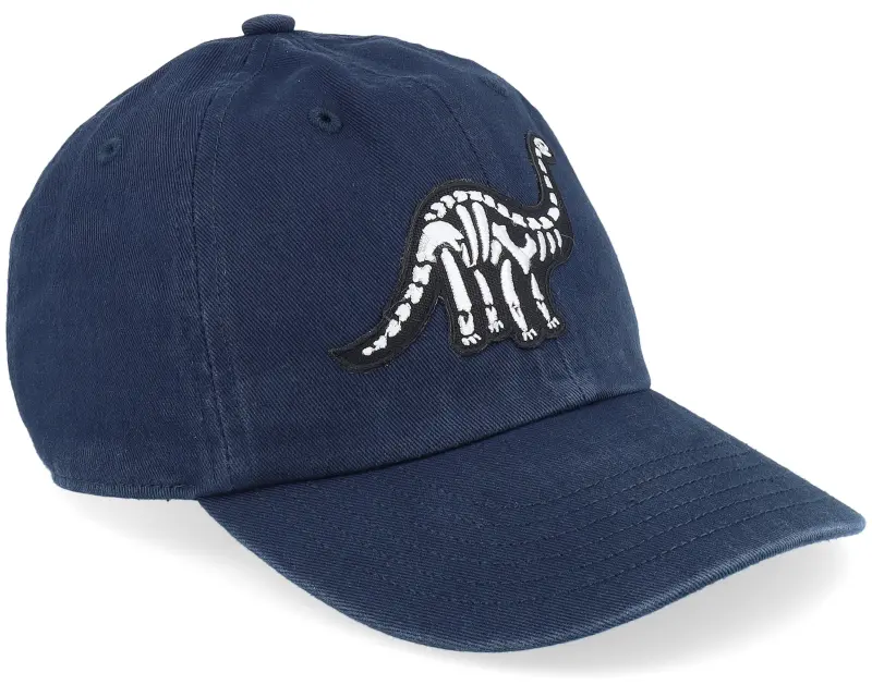 Kiddo Cap Kids Brachiosaurus Skeleton Patch Navy Dad Cap online