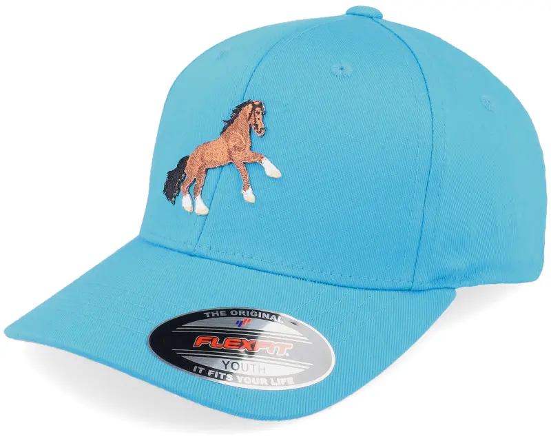 Kiddo Cap Kids Brown Horse Ocean Blue Flexfit online