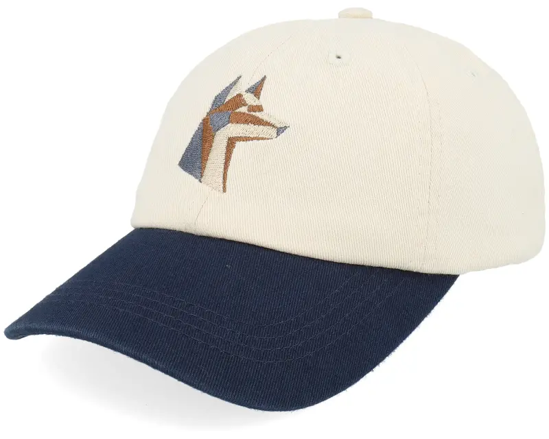 Kiddo Cap Kids Brown Paper Fox Stone/Navy Washed Dad Cap online