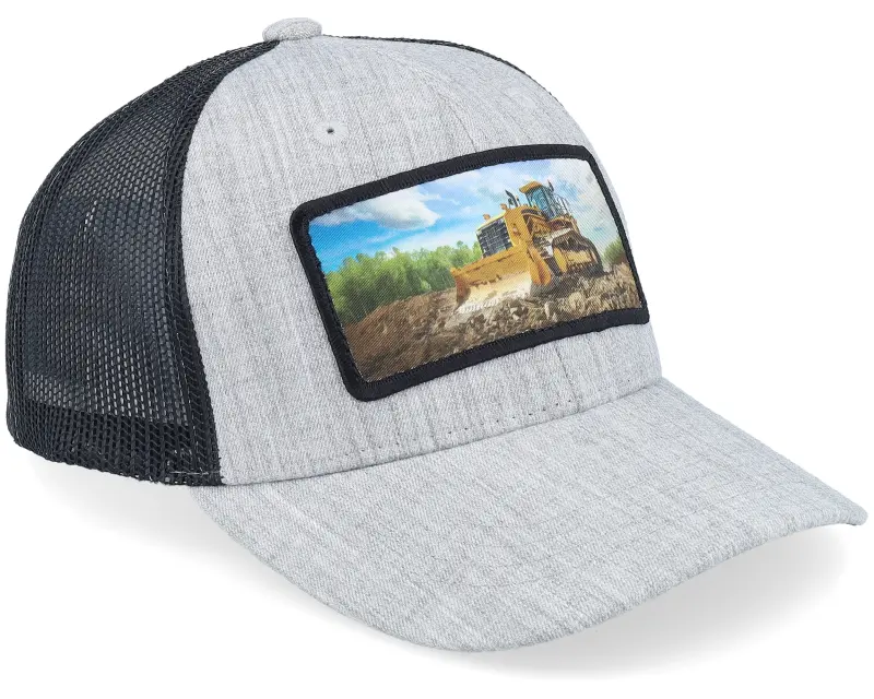 Kiddo Cap Kids Bulldozer Patch Heather Grey/Black Trucker online