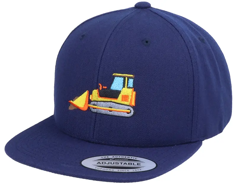 Kiddo Cap Kids Bulldozer Truck Navy Snapback online