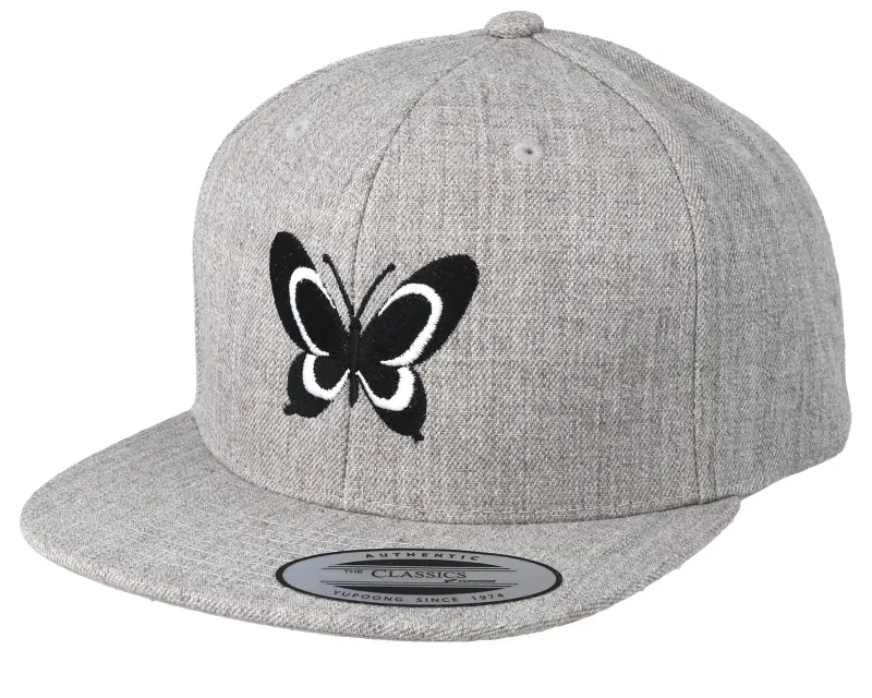 Kiddo Cap Kids Butterfly Heather Grey Snapback online