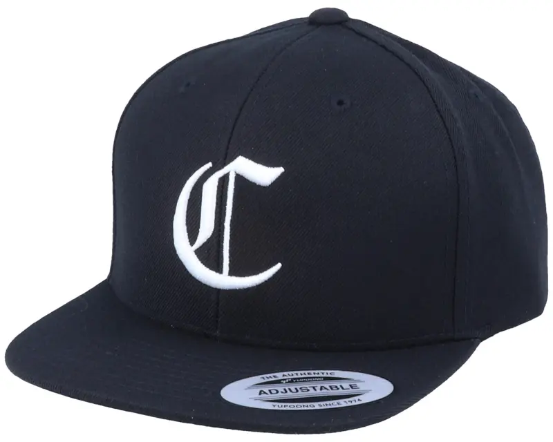Kiddo Cap Kids C Letter 3D Black Snapback online