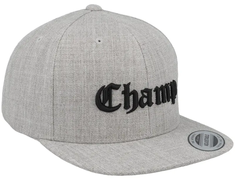 Kiddo Cap Kids Champ Old English 3d Heather Grey Snapback online