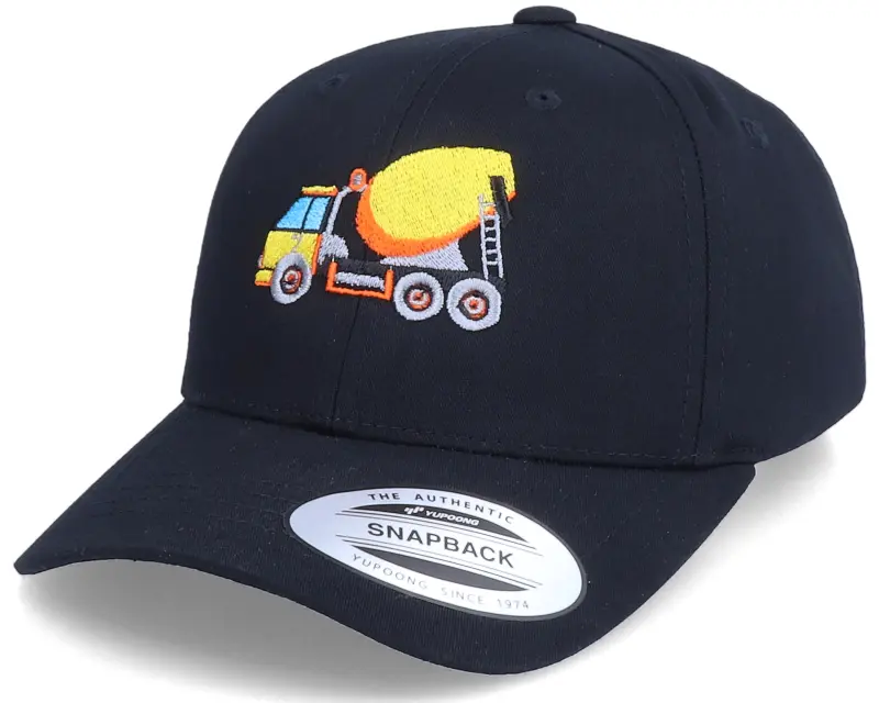 Kiddo Cap Kids Concrete Mixer Truck Black Adjustable online