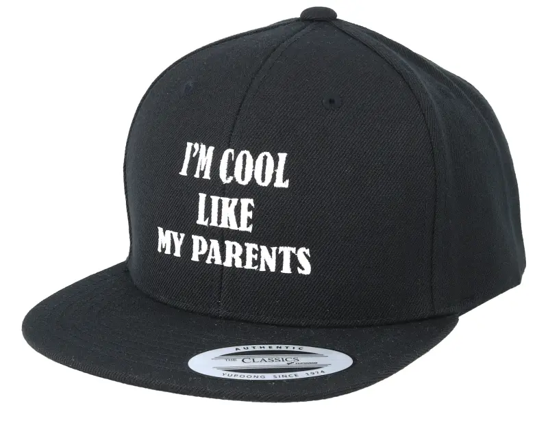 Kiddo Cap Kids Cool Like My Parents Black Snapback online