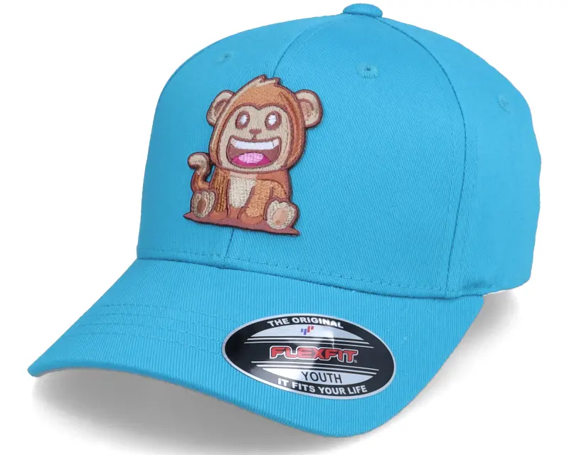 Kiddo Cap Kids Cool Monkey Hawaii Ocean Blue Flexfit online