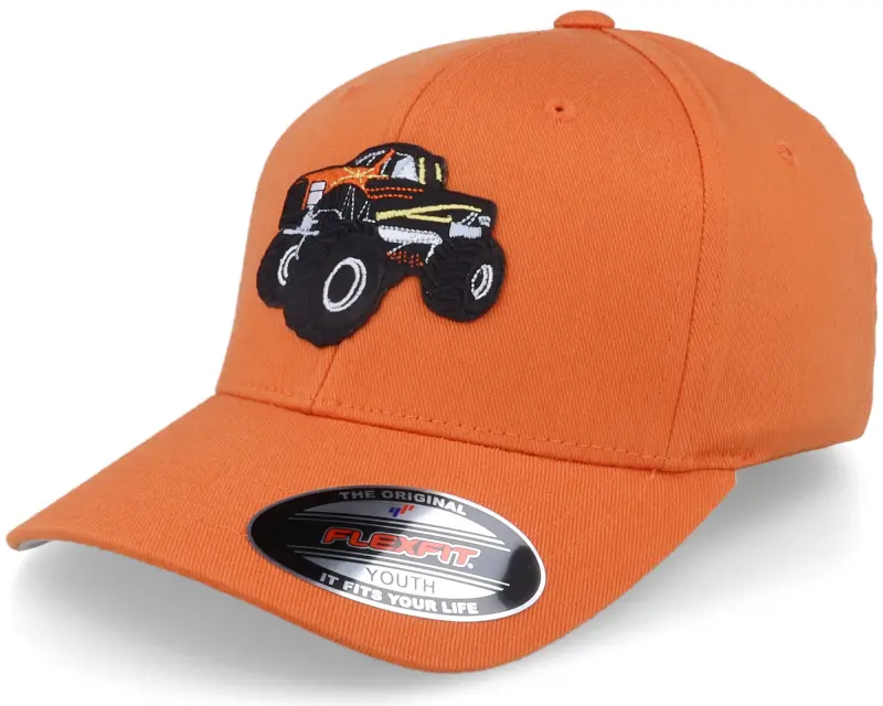 Kiddo Cap Kids Cool Monster Truck Orange Flexfit online