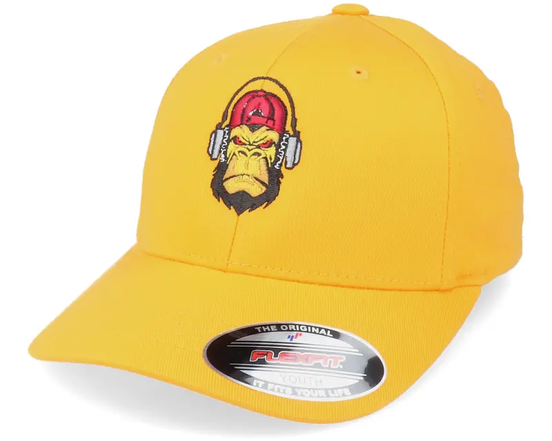 Kiddo Cap Kids Cool Music Monkey Yellow Flexfit online