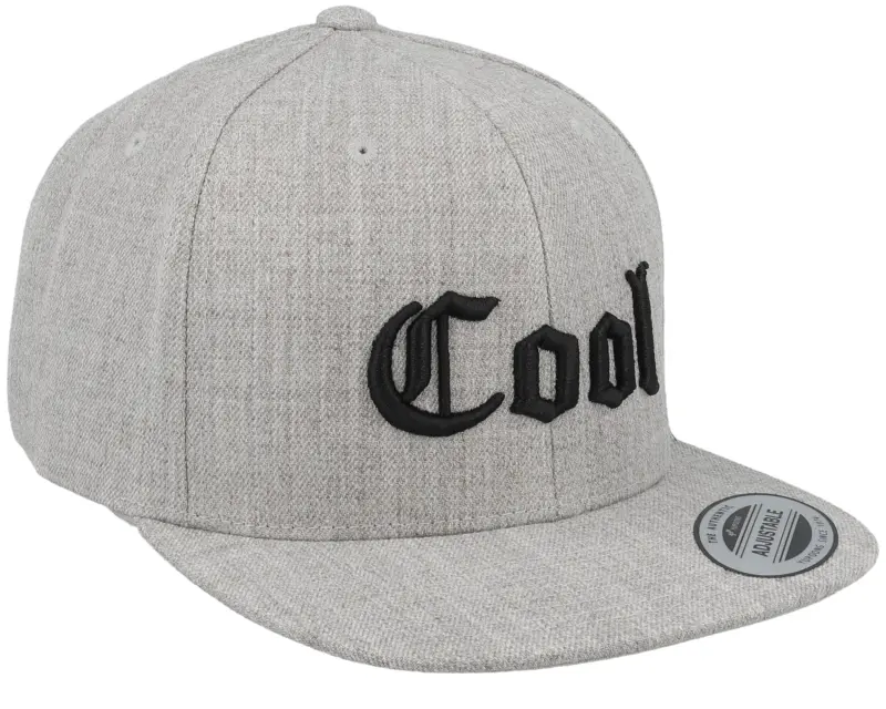 Kiddo Cap Kids Cool Old English 3d Heather Grey Snapback online